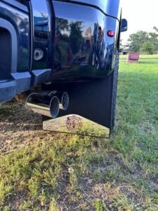 Mirror finish with Red Vinyl